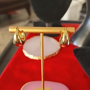 Goldtone Hoop Earrings